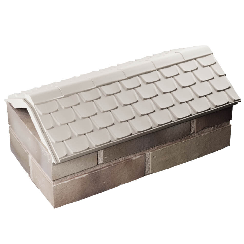 Парапет Zking Эльбрус Бежевый с посадкой на 1 кирпич (255мм) в Тольятти фото