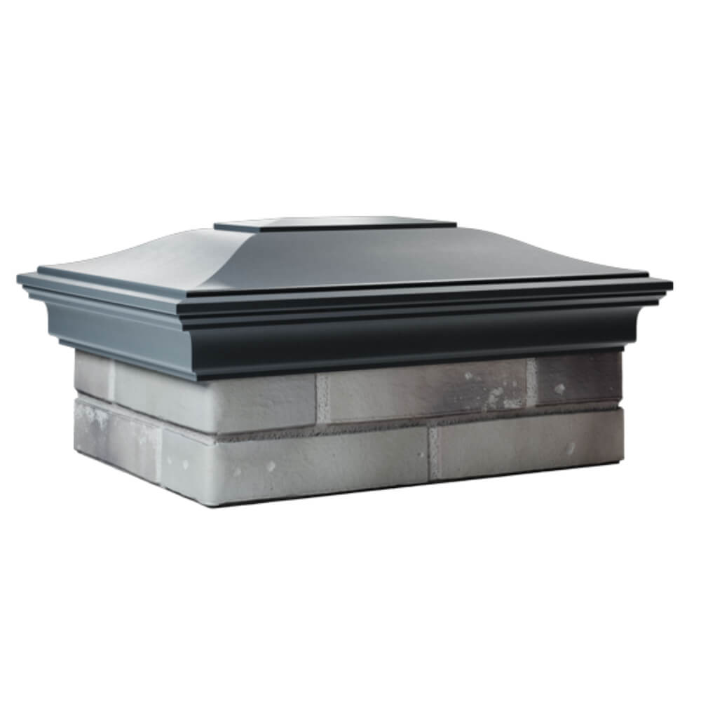 Колпак Zking Монблан Серый на столб 2х1.5 кирпича (515х385мм) в Тольятти фото