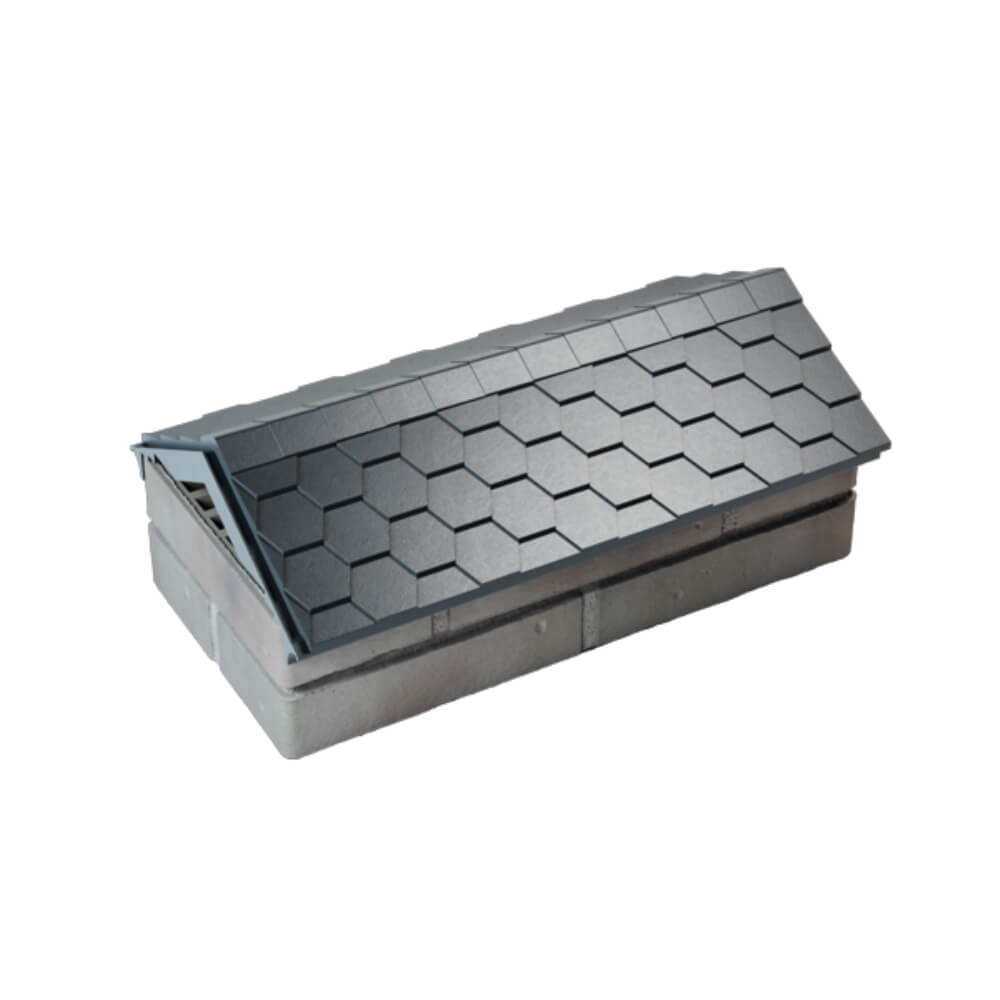 Парапет Zking Эверест Серый с посадкой на 1 кирпич (200/225/255мм) в Тольятти фото