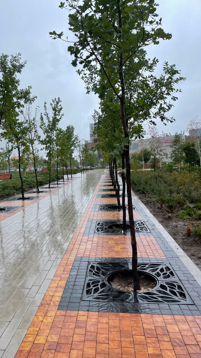 Приствольная решетка для дерева ZKING CRUST 1.2х1.2м Черная в Тольятти фото