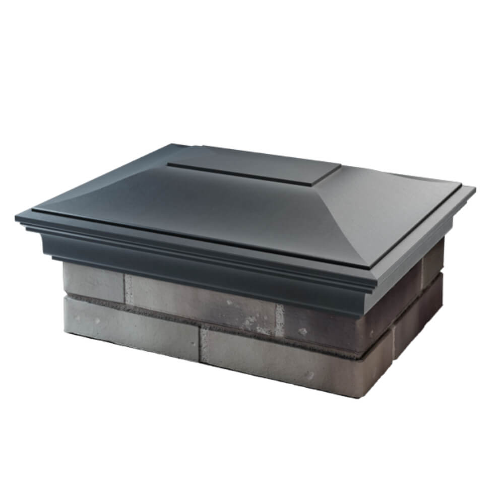 Колпак Zking Монблан Серый на столб 2х1.5 кирпича (515х385мм) в Тольятти фото