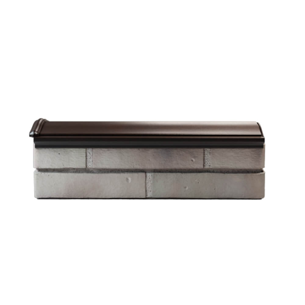 Парапет Zking Монблан Коричневый посадка на 0.5 кирпича (130мм) в Тольятти фото