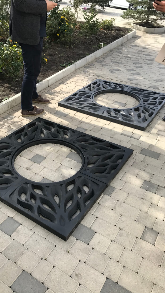 Приствольная решетка для дерева ZKING CRUST 1.2х1.2м Черная в Тольятти фото