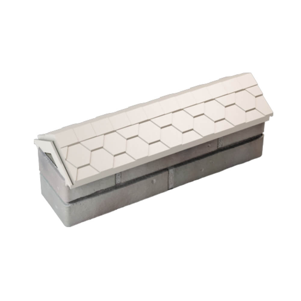 Парапет Zking Эверест Бежевый с посадкой на 0.5 кирпича (130мм) в Тольятти фото