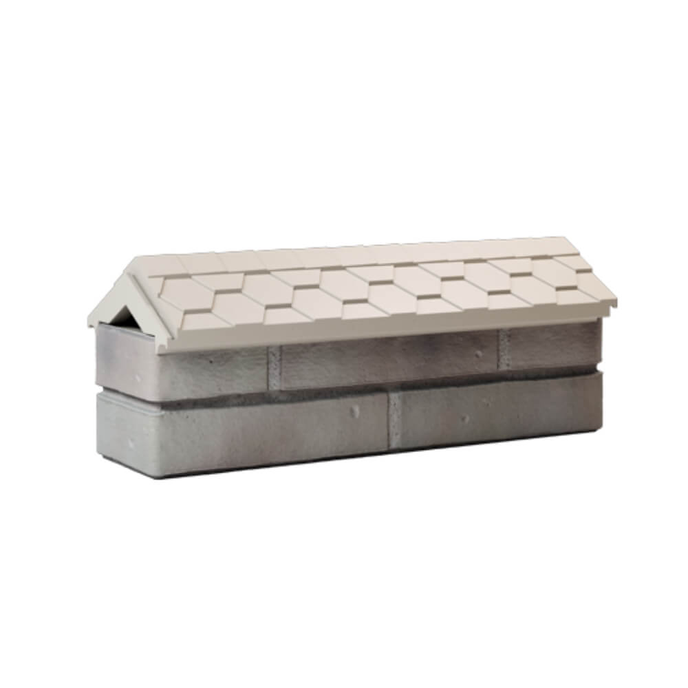 Парапет Zking Эверест Бежевый с посадкой на 0.5 кирпича (130мм) Тольятти фото