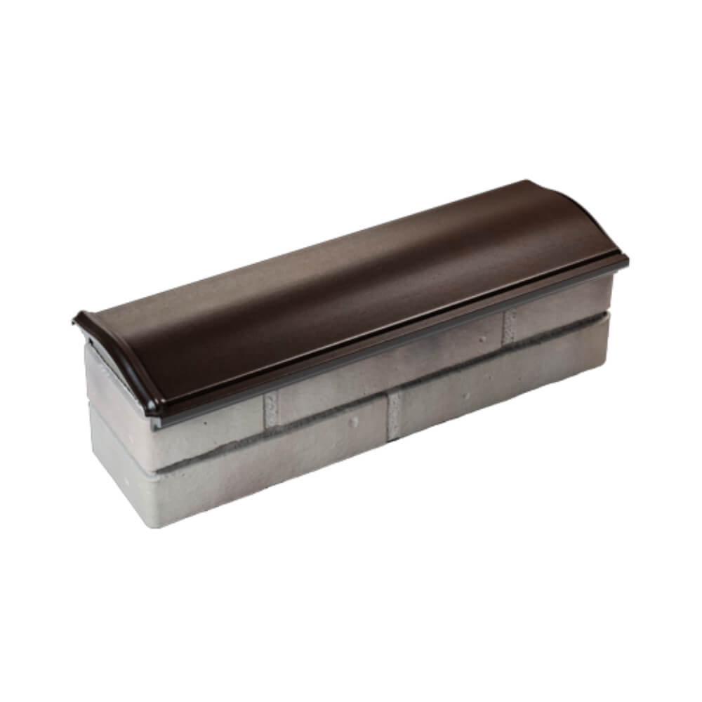 Парапет Zking Монблан Коричневый посадка на 0.5 кирпича (130мм) в Тольятти фото