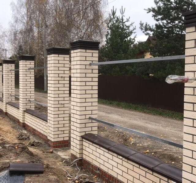 Колпак Zking Бона ХайТек Коричневый на столб 1.5х1.5 кирпича (385х385мм) в Тольятти фото