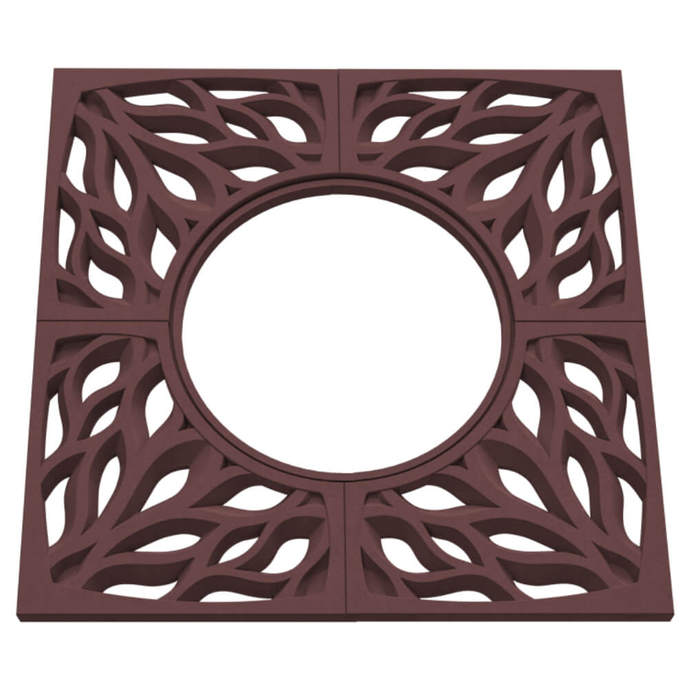 Приствольная решетка для дерева ZKING CRUST 1.2х1.2м Коричневая в Тольятти фото