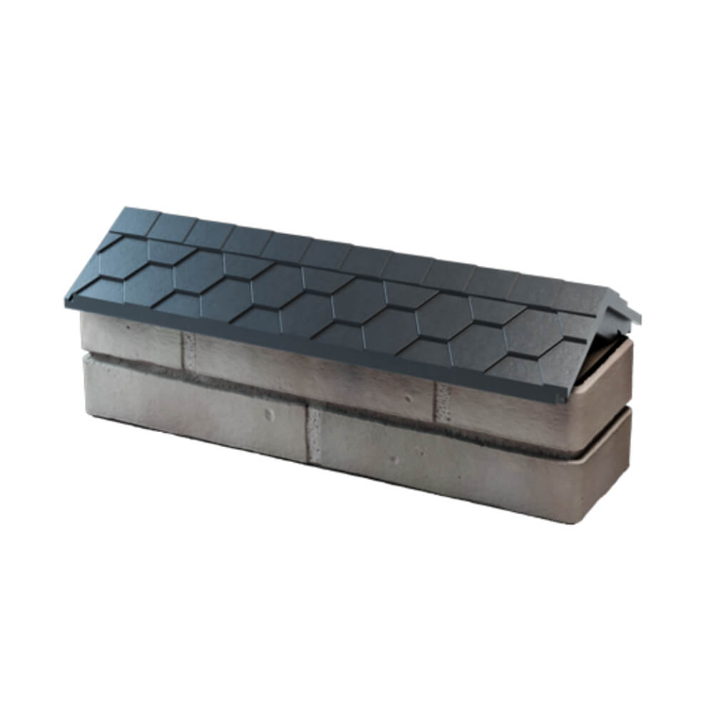 Парапет Zking Эверест Серый с посадкой на 0.5 кирпича (130мм) в Тольятти фото