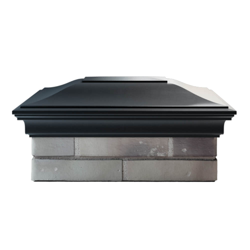 Колпак Zking Монблан Черный на столб 2х1.5 кирпича (515х385мм) в Тольятти фото