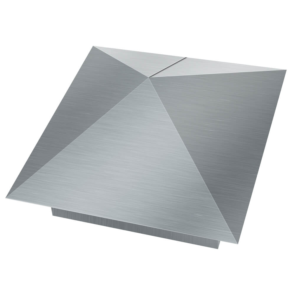 Колпак металлический 380х380мм оцинкованный заборный Тольятти фото