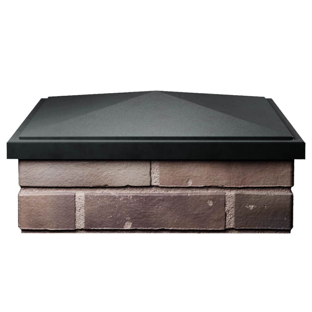 Колпак Zking БонаМоно Черный на столб 2х2 кирпича (515х515, 530х530мм) Тольятти фото