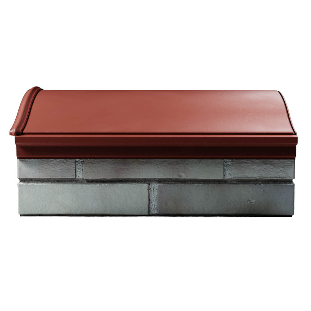 Парапет Zking Монблан Красный посадка на 1.5 кирпича (355/385мм) в Тольятти фото