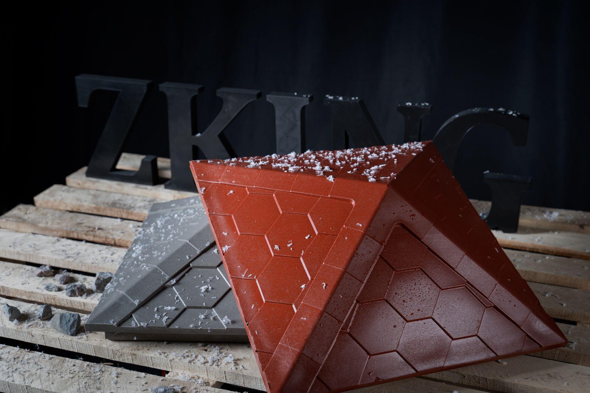 Колпак Zking Эверест Красный на столб 1.5х1.5 кирпича (390х390мм) в Тольятти фото