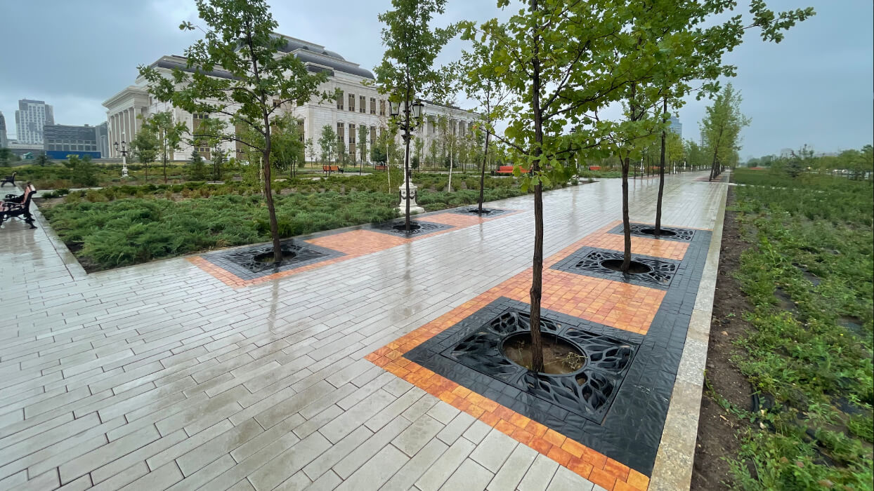 Приствольная решетка для дерева ZKING CRUST 1.2х1.2м Черная в Тольятти фото