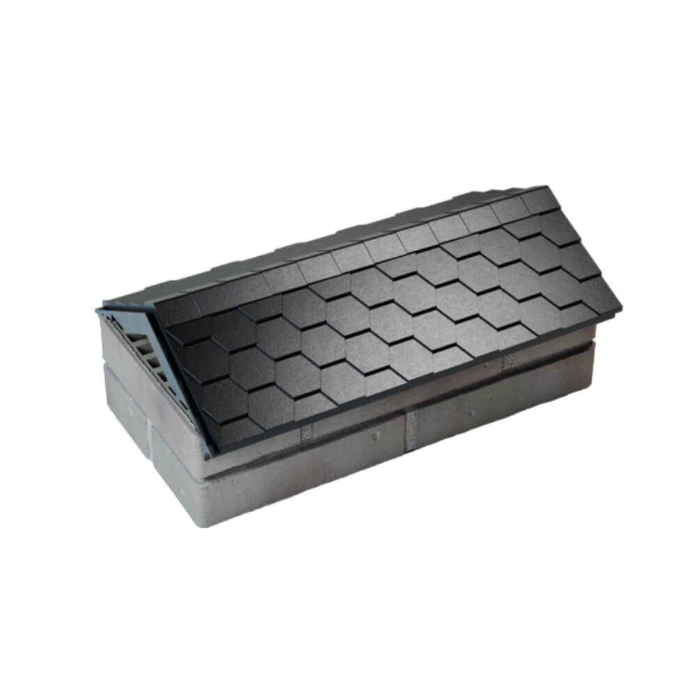 Парапет Zking Эверест Черный с посадкой на 1 кирпич (200/225/255мм) в Тольятти фото