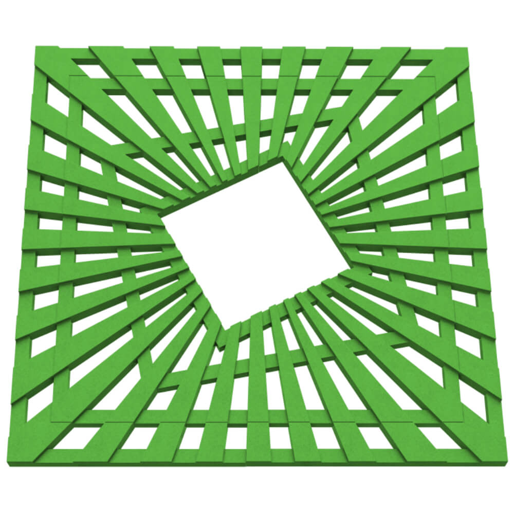 Приствольная решетка для дерева ZKING ATMOSPHERE 1.2х1.2м Зеленая в Тольятти фото