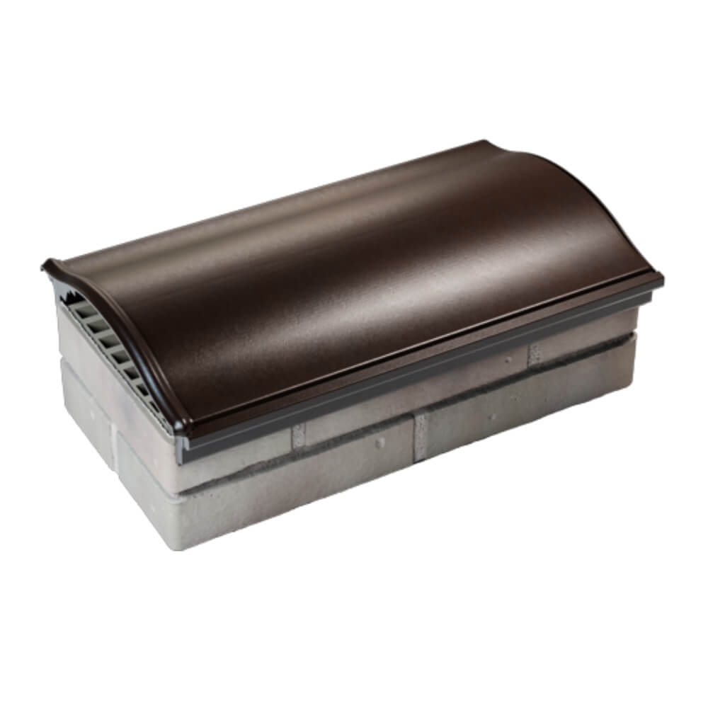 Парапет Zking Монблан Коричневый посадка на 1 кирпич (200/225/255мм) в Тольятти фото