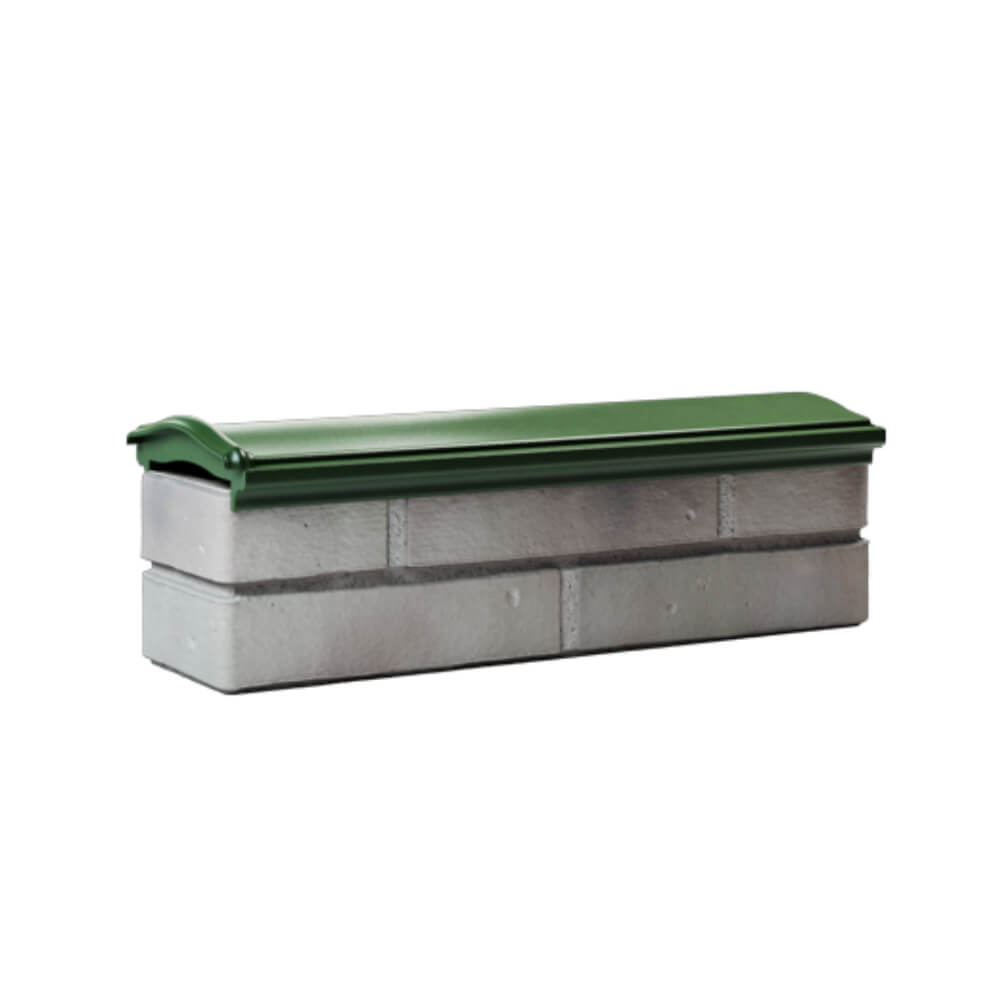 Парапет Zking Монблан Зеленый посадка на 0.5 кирпича (130мм) Тольятти фото