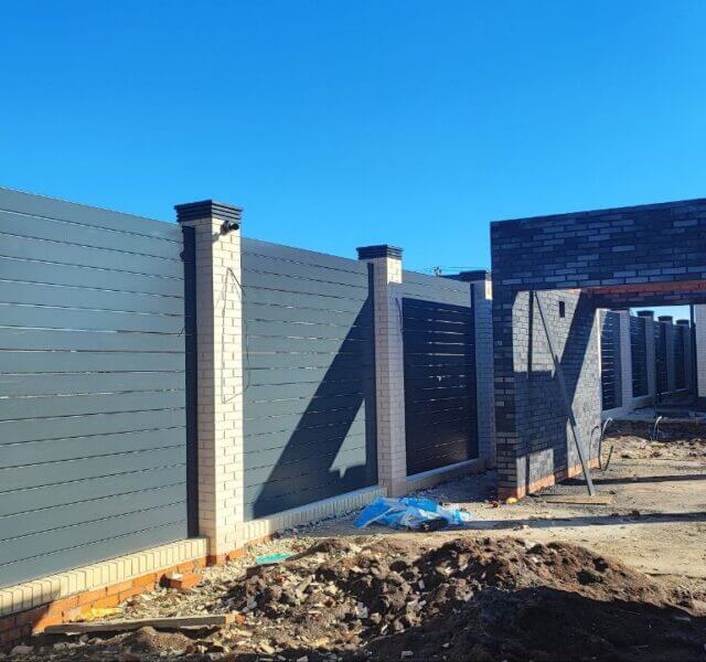 Колпак Zking Бона ХайТек Серый на столб 1.5х1.5 кирпича (385х385мм) в Тольятти фото