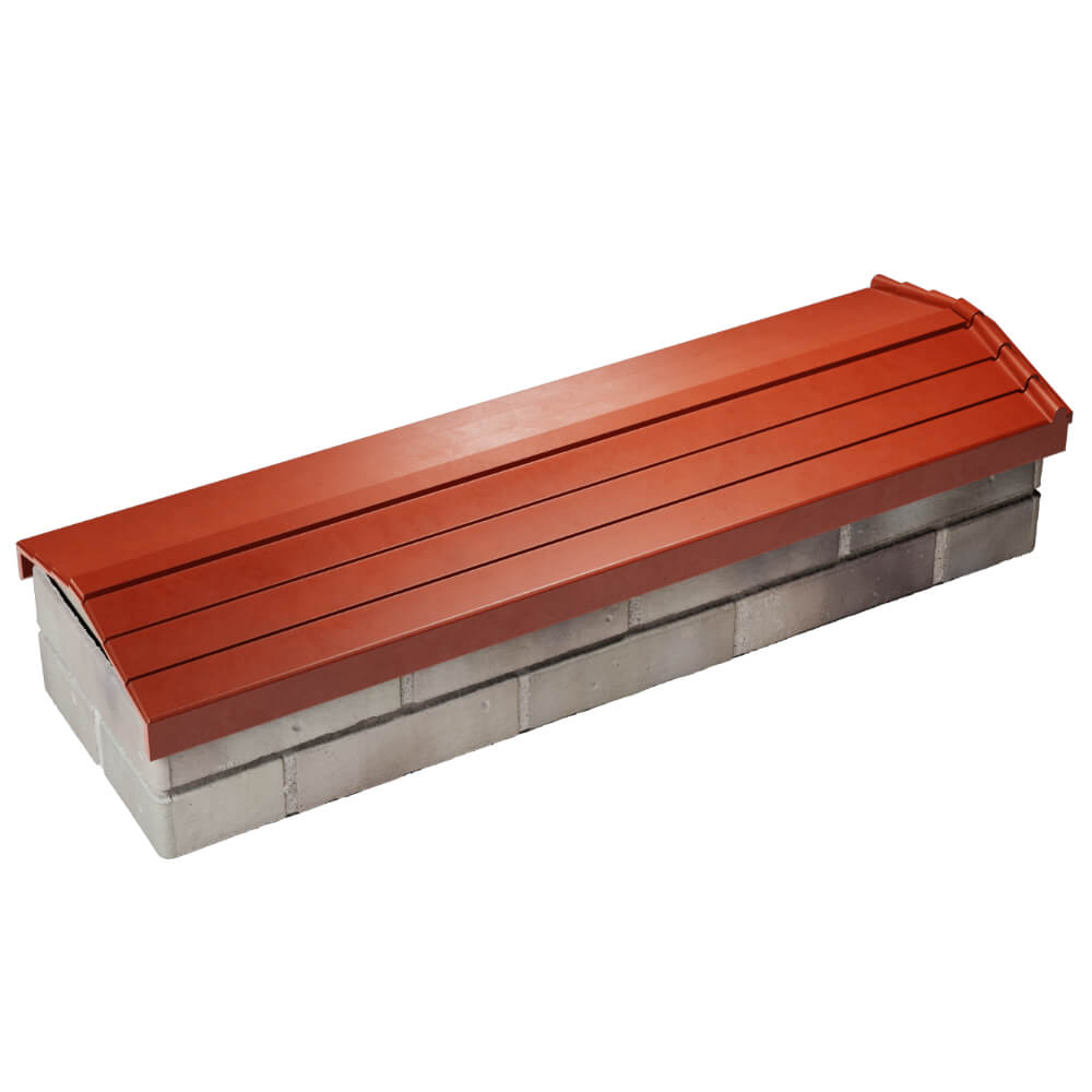 Парапет Zking Бона ХайТек Красный посадка на 0.5 кирпича (130мм) в Тольятти фото