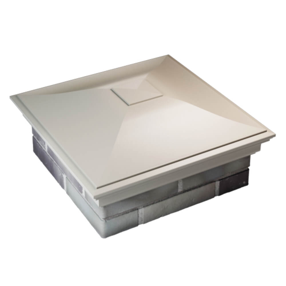 Колпак Zking Монблан Бежевый на столб 2х2 кирпича (515х515мм) Тольятти фото