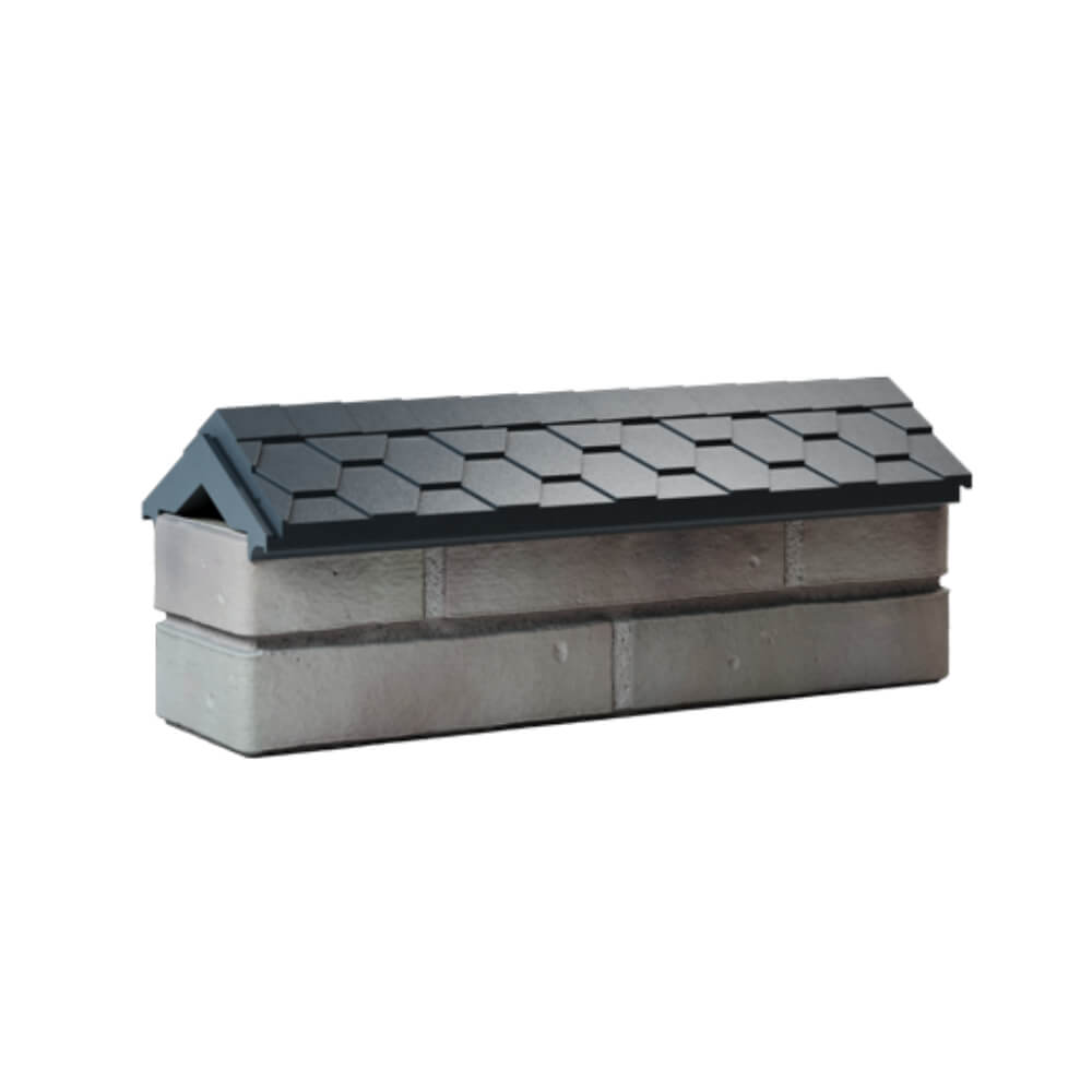 Парапет Zking Эверест Серый с посадкой на 0.5 кирпича (130мм) Тольятти фото