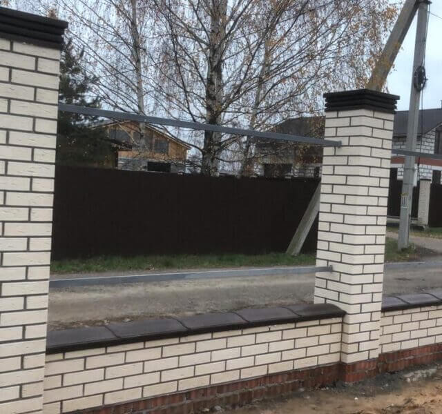 Колпак Zking Бона ХайТек Коричневый на столб 1.5х1.5 кирпича (385х385мм) в Тольятти фото