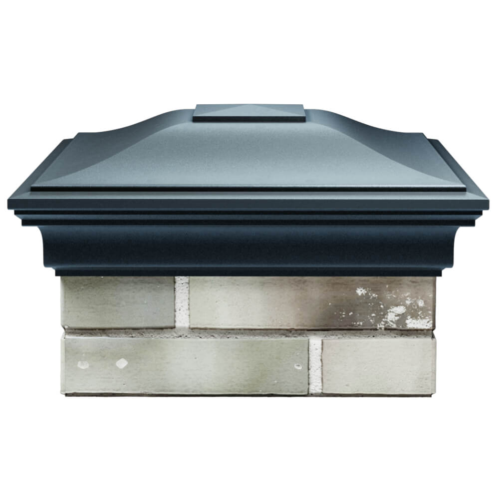 Колпак Zking Монблан Серый на столб 1.5х1.5 кирпича (385х385мм) Тольятти фото