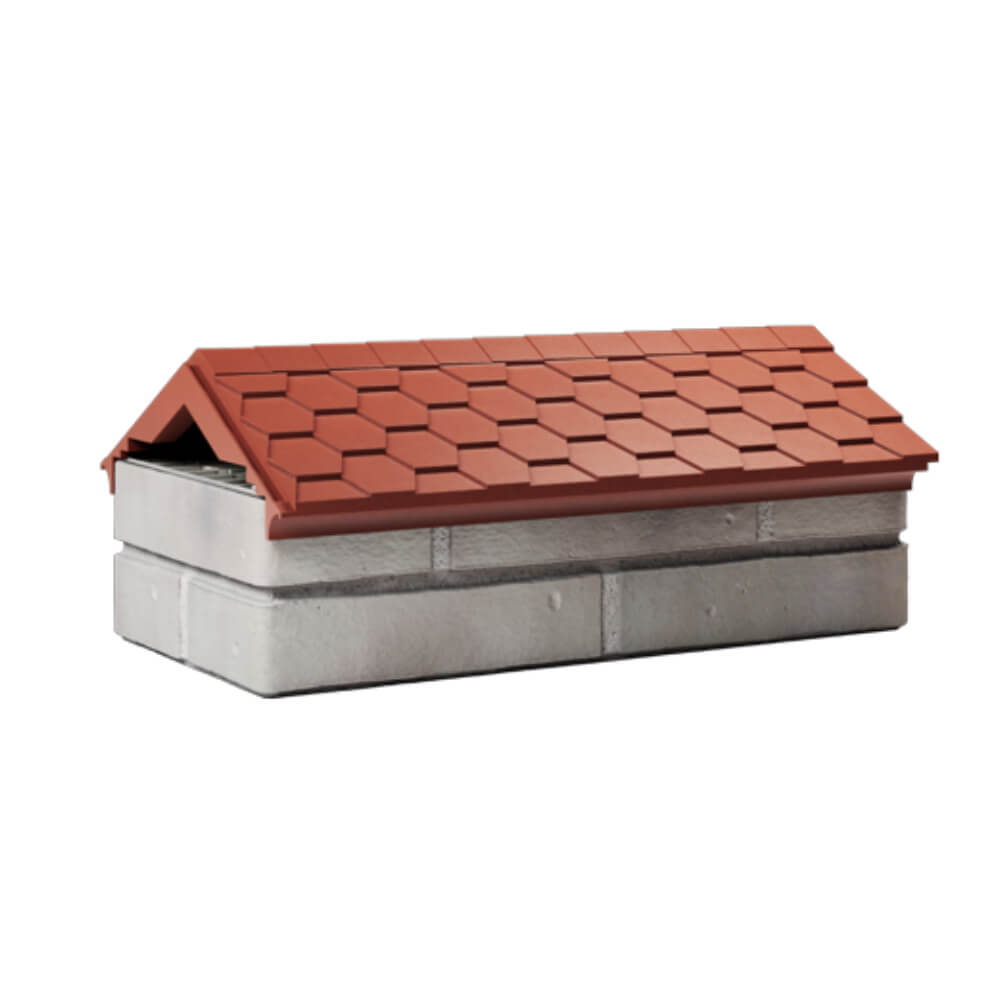 Парапет Zking Эверест Красный с посадкой на 1 кирпич (200/225/255мм) Тольятти фото