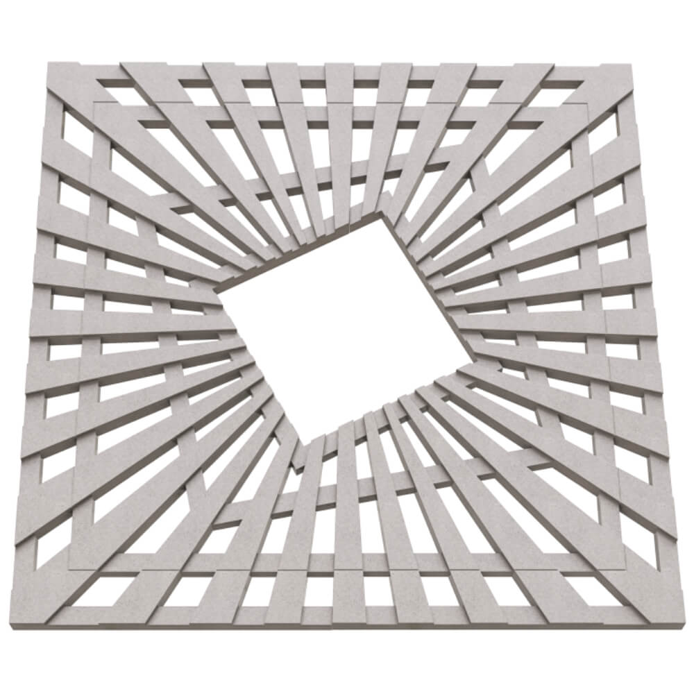 Приствольная решетка для дерева ZKING ATMOSPHERE 1.2х1.2м Бежевая в Тольятти фото