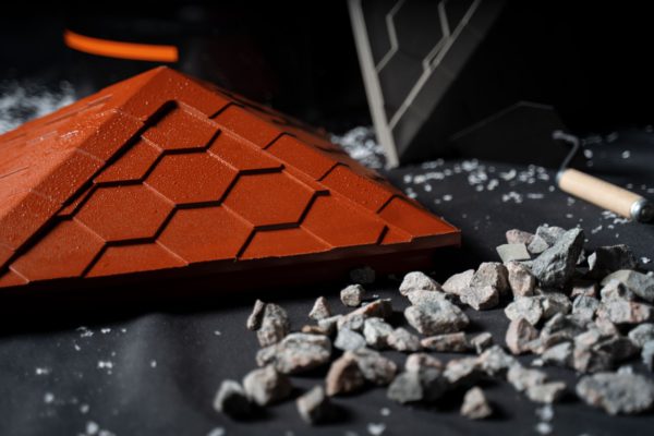 Колпак Zking Эверест Красный на столб 1.5х1.5 кирпича (390х390мм) в Тольятти фото