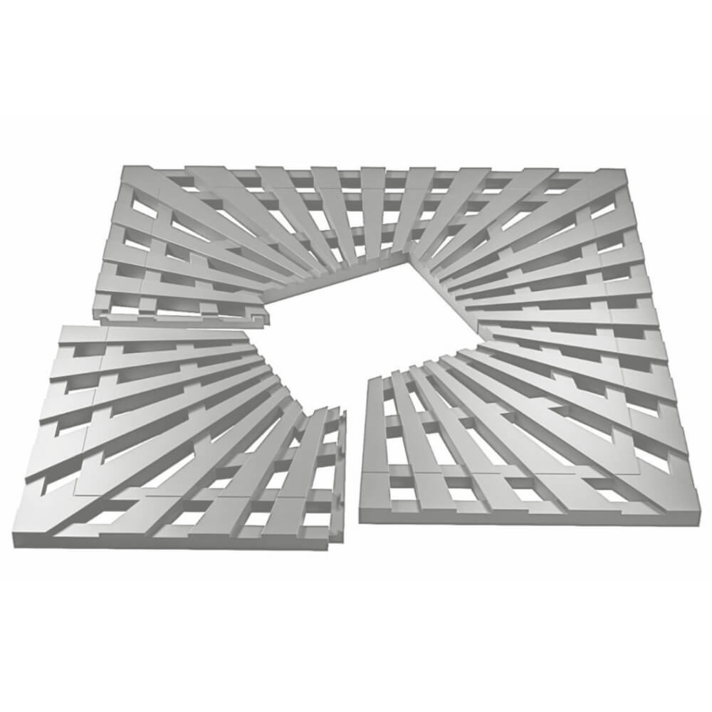 Приствольная решетка для дерева ZKING ATMOSPHERE 1.2х1.2м Бежевая в Тольятти фото