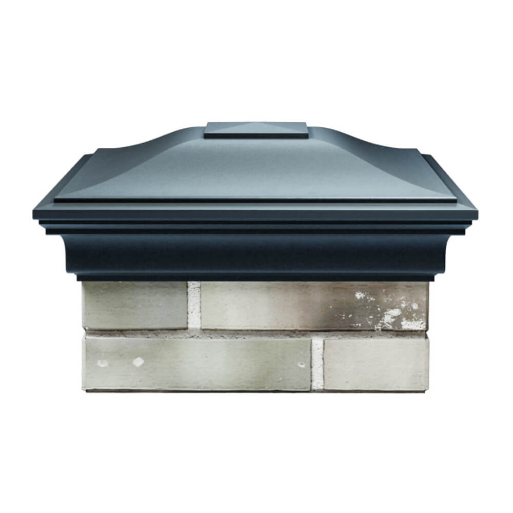 Колпак Zking Монблан Серый на столб 1.5х1.5 еврокирпича 0.7НФ (355х355мм) Тольятти фото