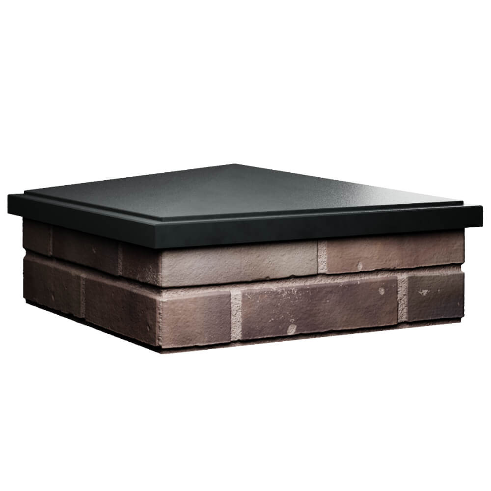 Колпак Zking БонаМоно Черный на столб 2х2 кирпича (515х515, 530х530мм) в Тольятти фото