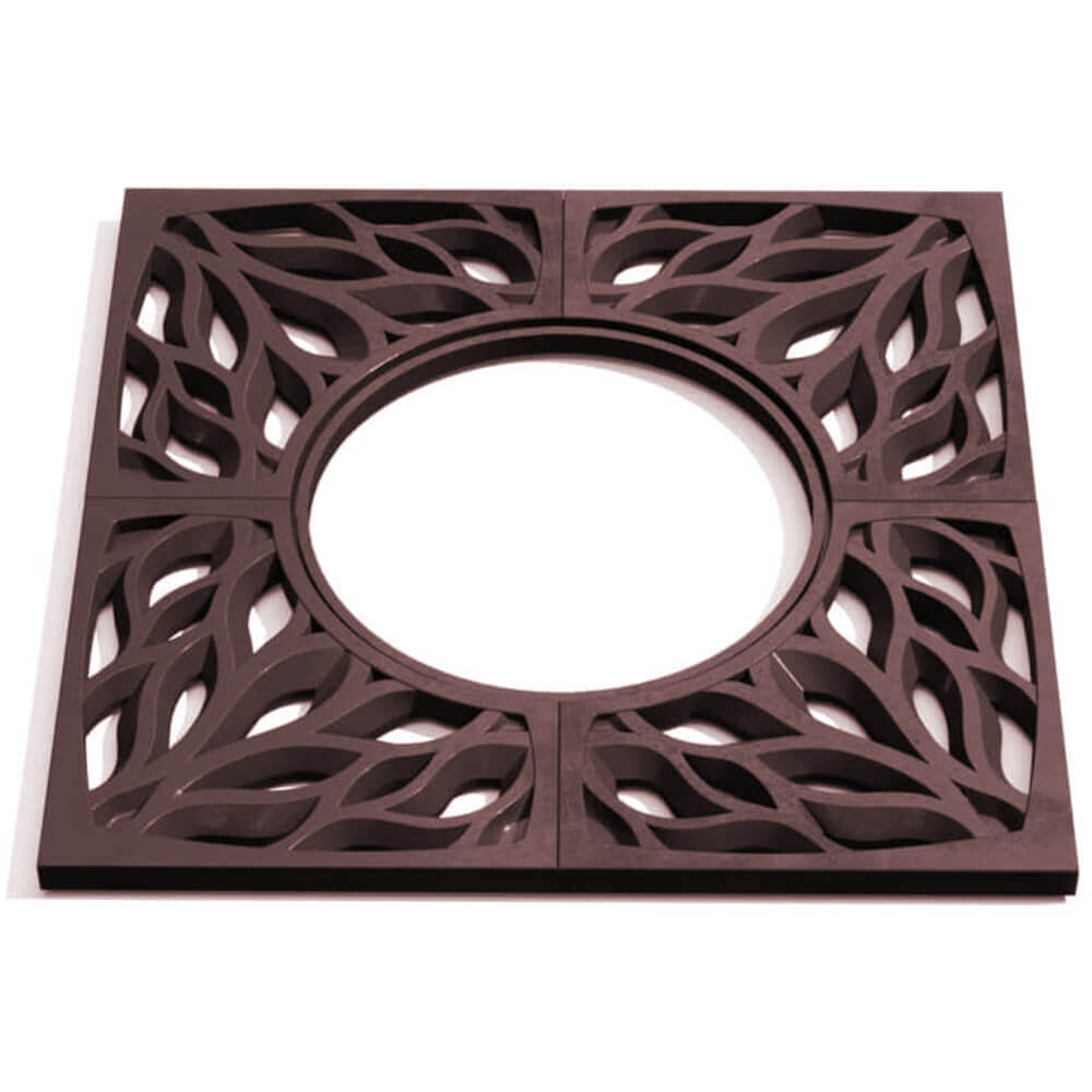 Приствольная решетка для дерева ZKING CRUST 1.2х1.2м Коричневая Тольятти фото