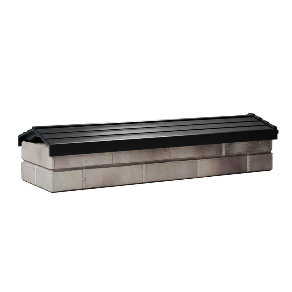 Парапет Zking Бона ХайТек Черный посадка на 0.5 кирпича (130мм) Тольятти фото