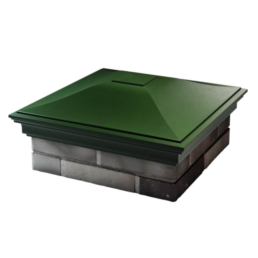 Колпак Zking Монблан Зеленый на столб 2х2 кирпича (515х515мм) в Тольятти фото