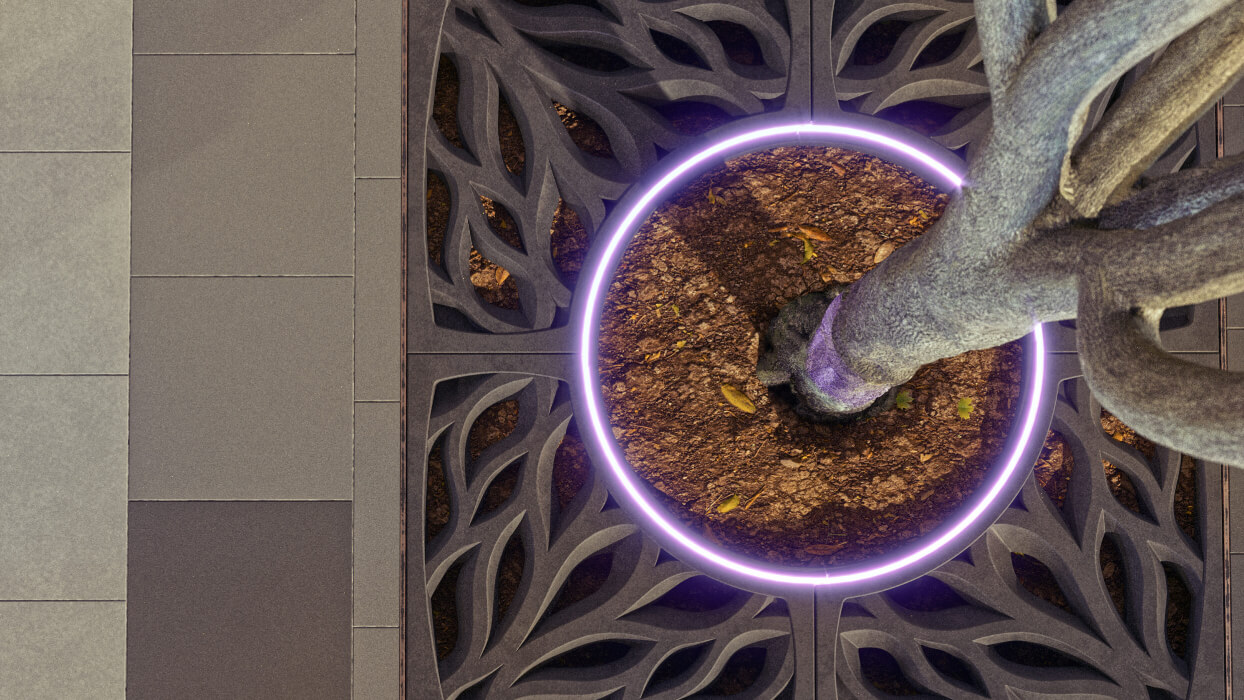 Приствольная решетка для дерева ZKING CRUST 1.2х1.2м Черная в Тольятти фото