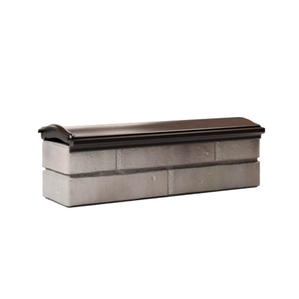 Парапет Zking Монблан Коричневый посадка на 0.5 кирпича (130мм) Тольятти фото