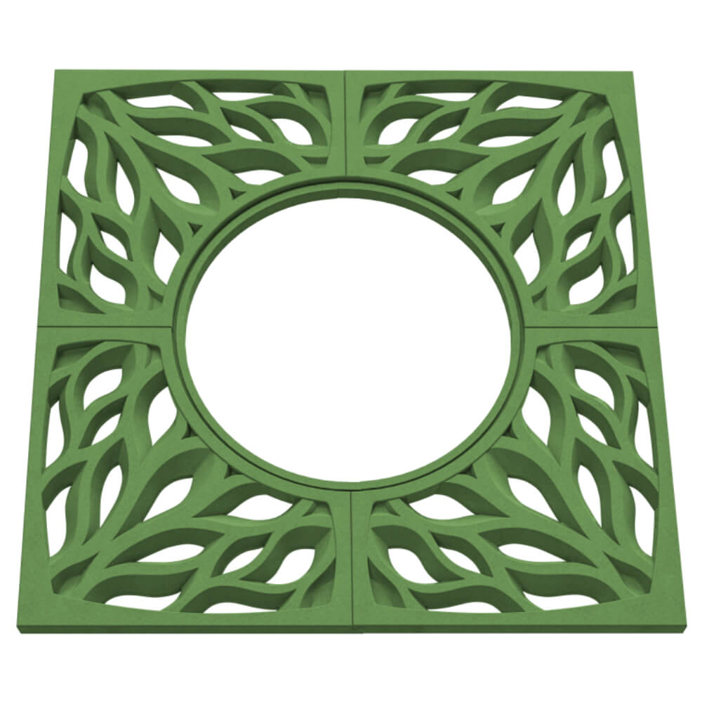 Приствольная решетка для дерева ZKING CRUST 1.2х1.2м Зеленая в Тольятти фото