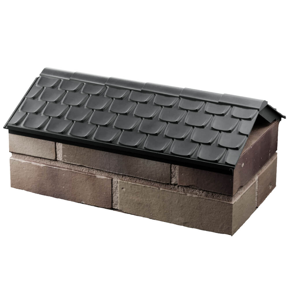 Парапет Zking Эльбрус Серый с посадкой на 1 кирпич (255мм) в Тольятти фото