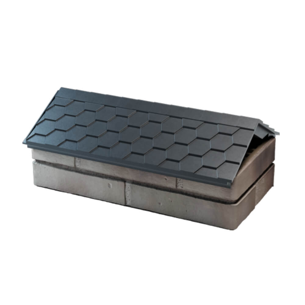 Парапет Zking Эверест Серый с посадкой на 1 кирпич (200/225/255мм) в Тольятти фото