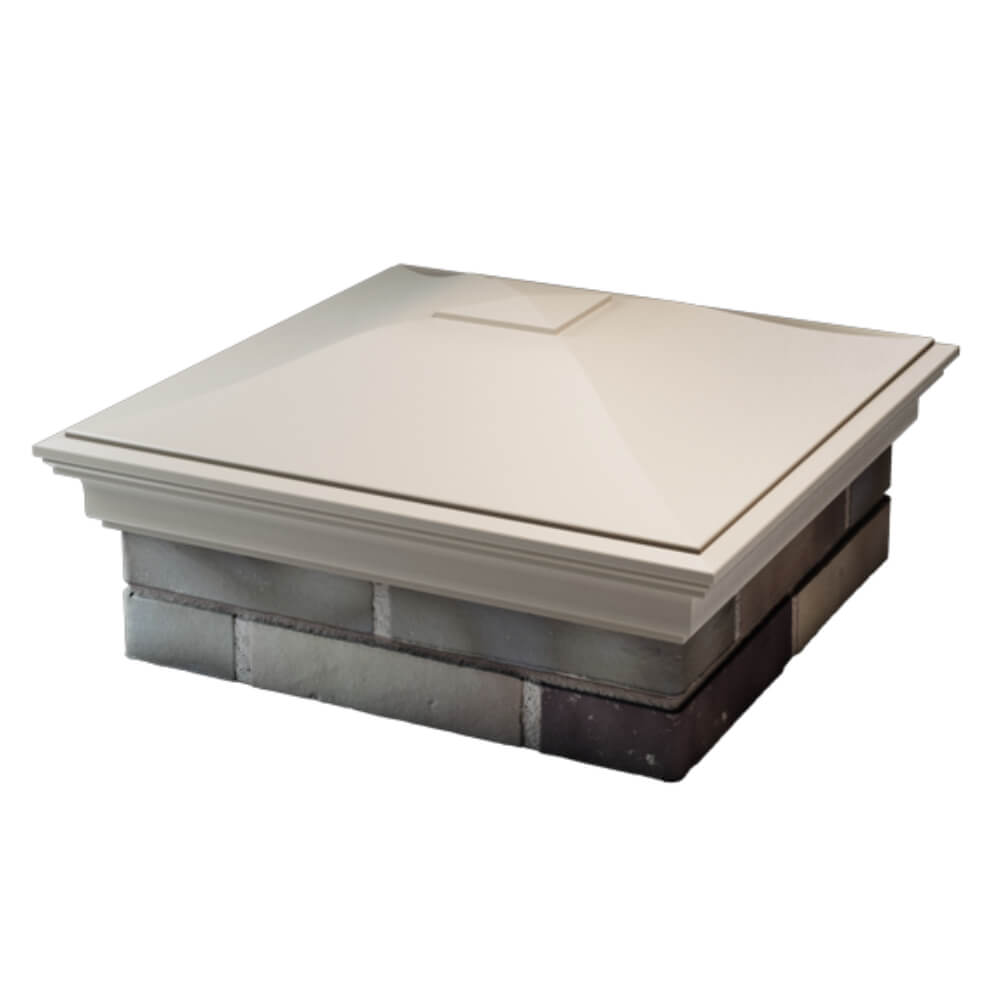 Колпак Zking Монблан Бежевый на столб 2х2 кирпича (515х515мм) в Тольятти фото