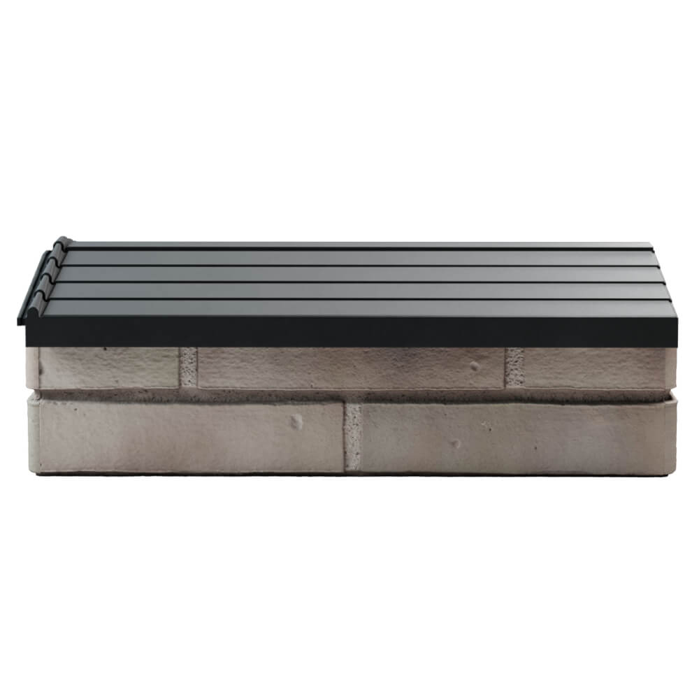 Парапет Zking Бона ХайТек Серый с посадкой на 1 кирпич (200/225/255мм) в Тольятти фото