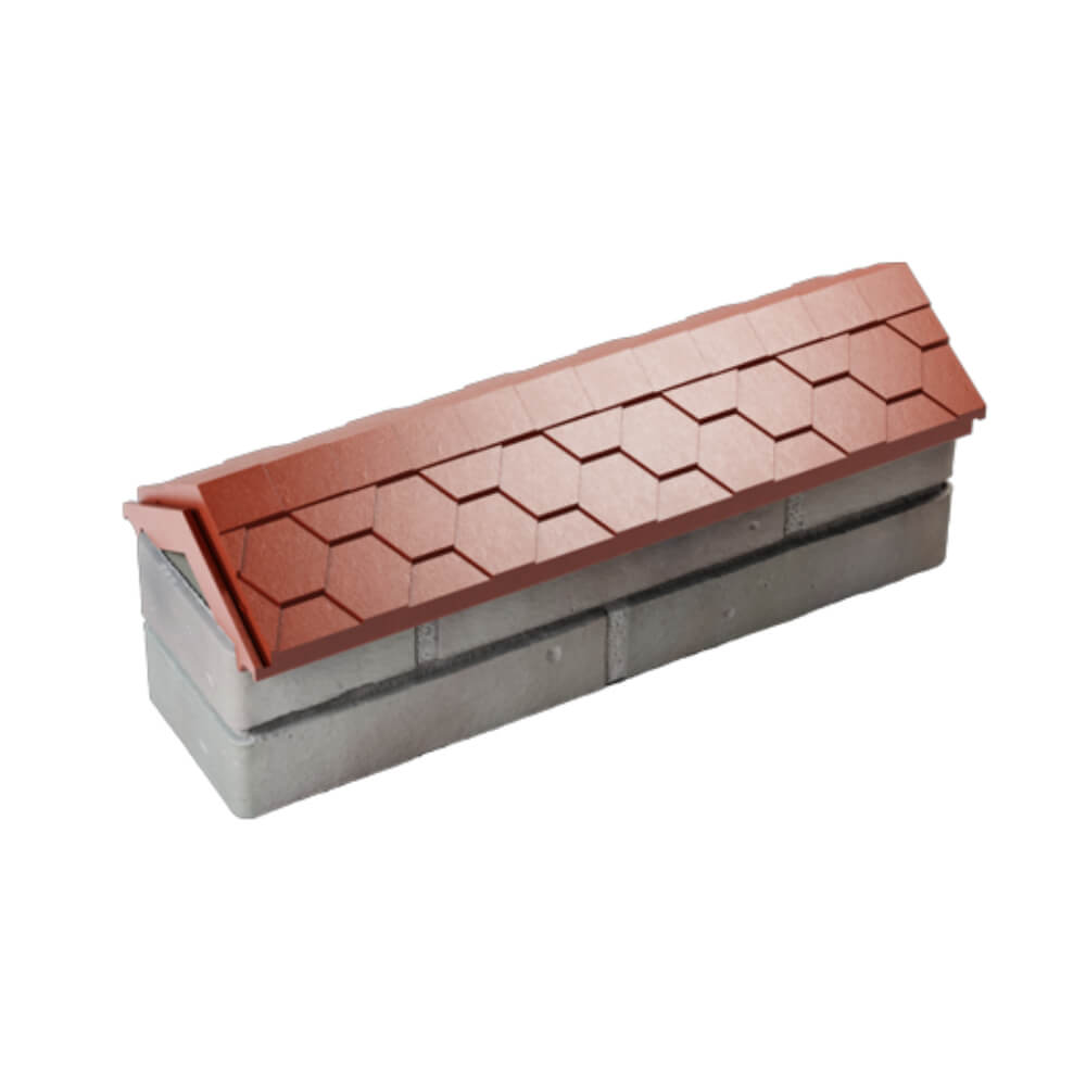 Парапет Zking Эверест Красный с посадкой на 0.5 кирпича (130мм) в Тольятти фото