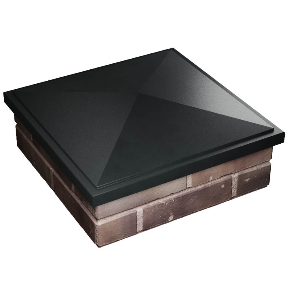 Колпак Zking БонаМоно Черный на столб 2х2 кирпича (515х515, 530х530мм) в Тольятти фото