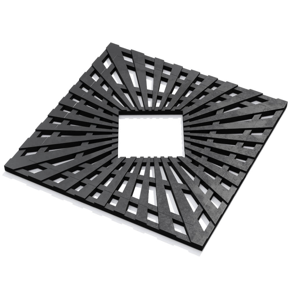 Приствольная решетка для дерева ZKING ATMOSPHERE 1.2х1.2м Черная в Тольятти фото