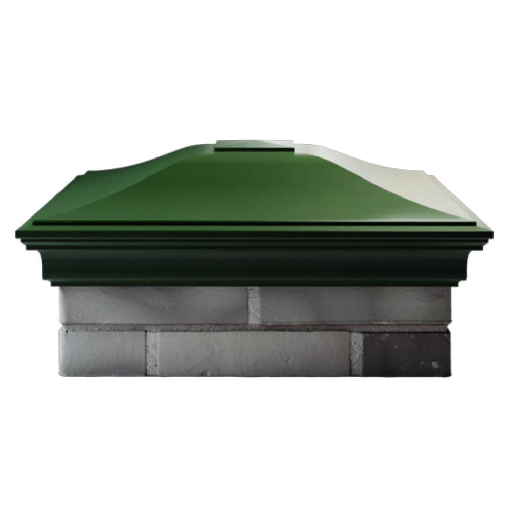 Колпак Zking Монблан Зеленый на столб 2х2 кирпича (515х515мм) в Тольятти фото