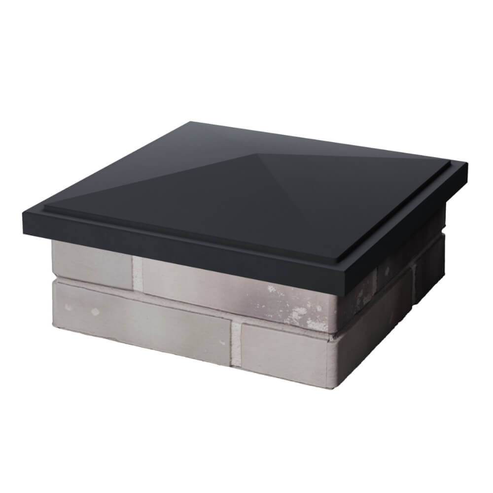 Колпак Zking БонаМоно Серый на столб 1.5х1.5 кирпича (385х385, 400х400мм) в Тольятти фото